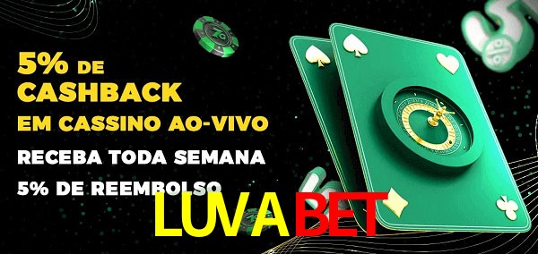 Promoções do cassino ao Vivo LUVABET
